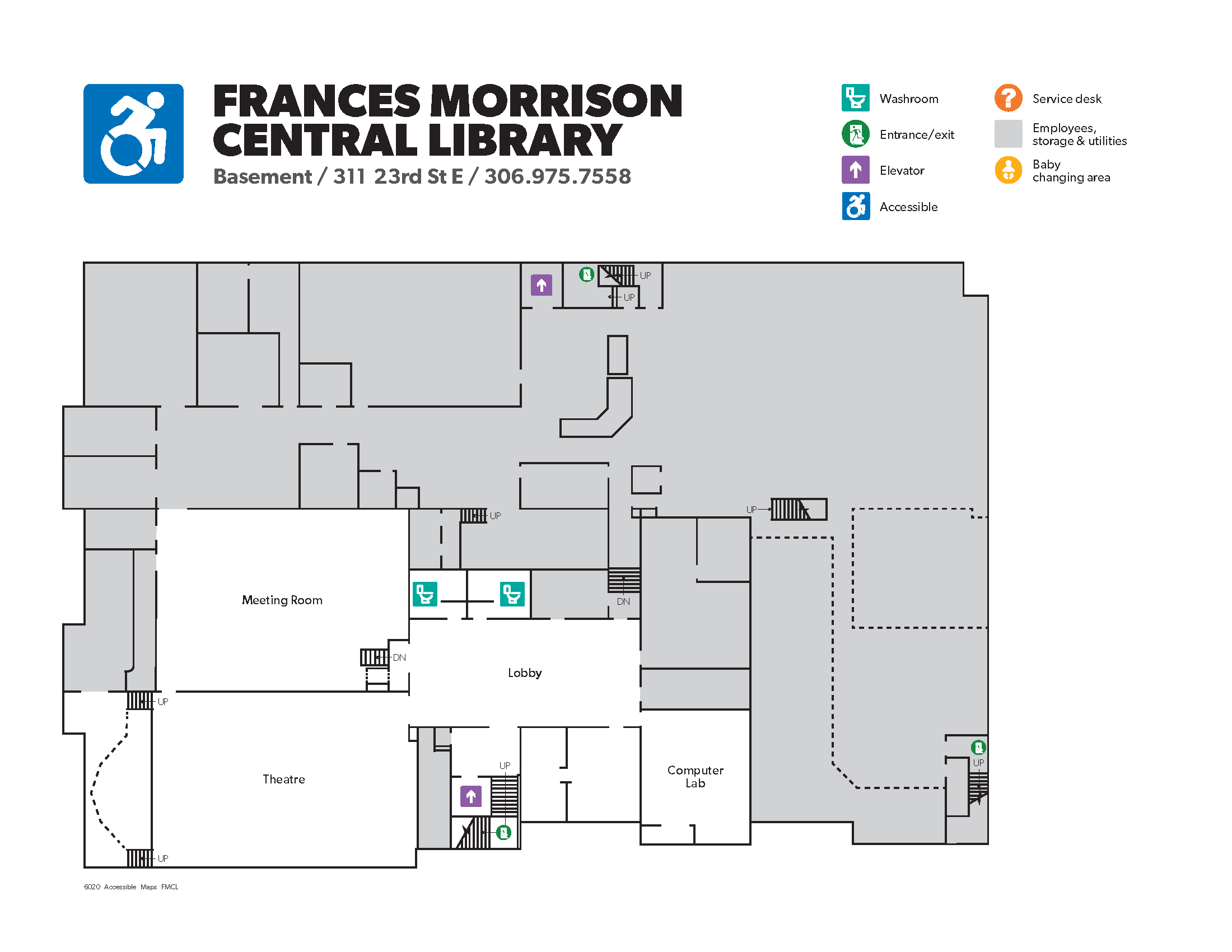 Frances Morrison basement floor plan